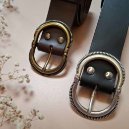 ceinture large boucle double