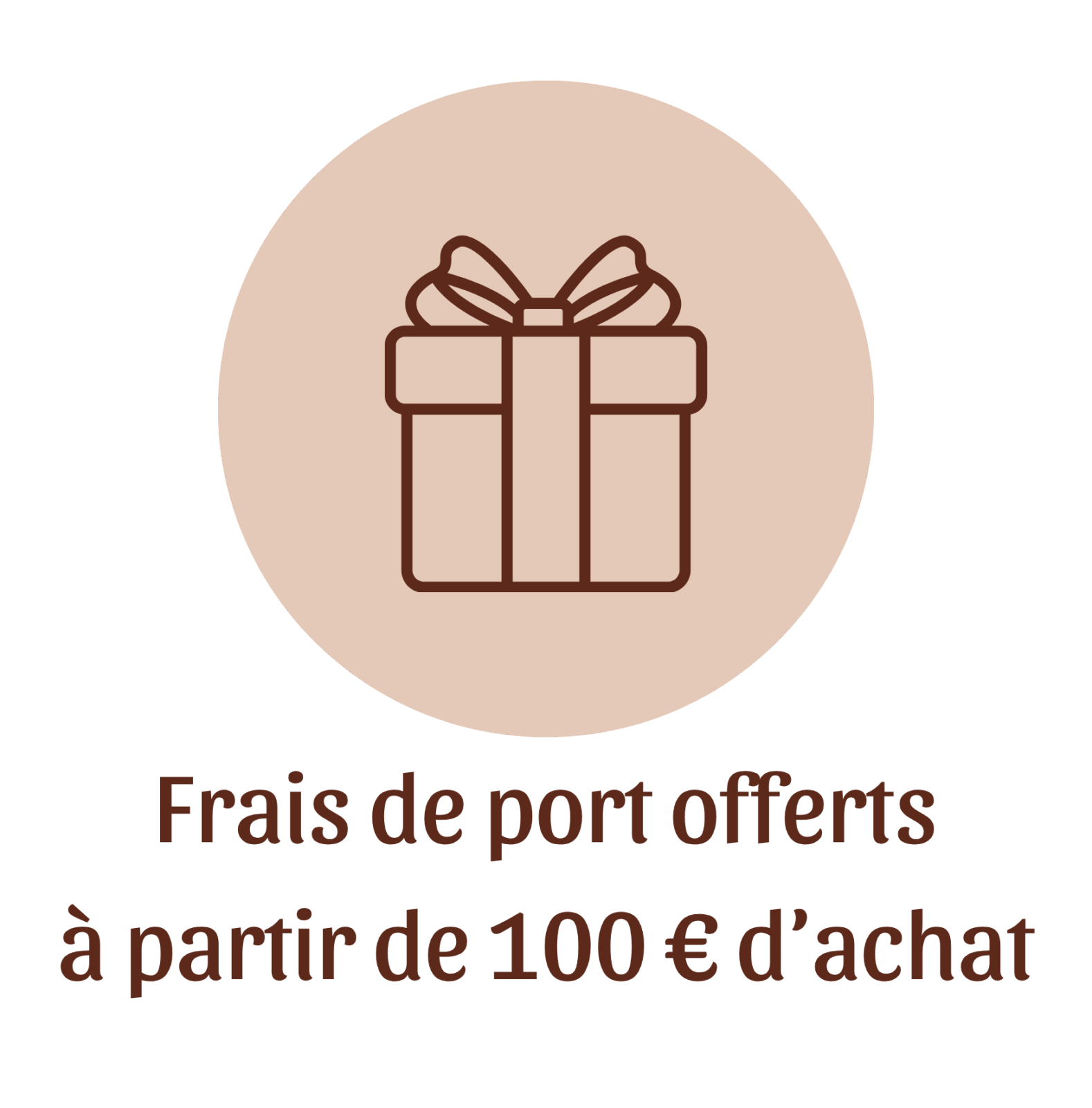 Frais de port offerts