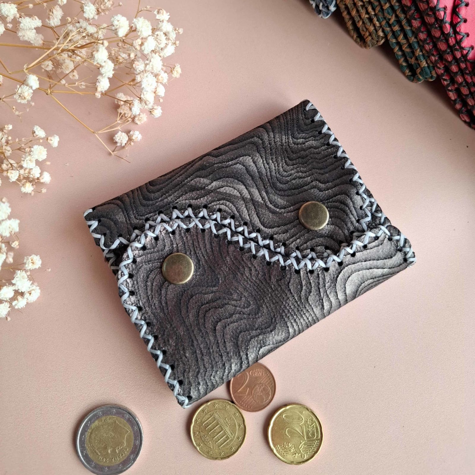 porte-cartes compact cuir